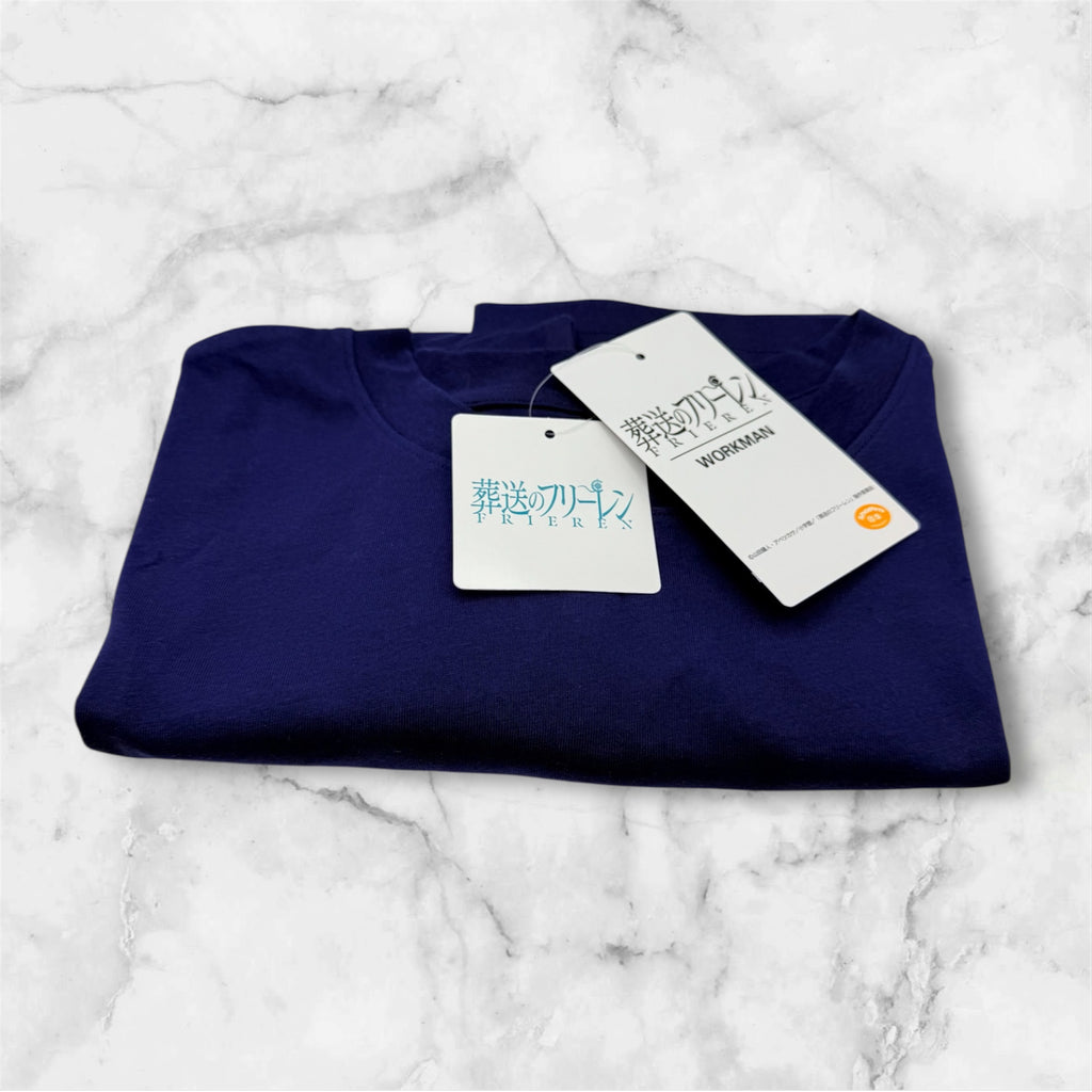 Frieren for Beyond Journey's End T-shirt, Dark Blue (Himmel)
