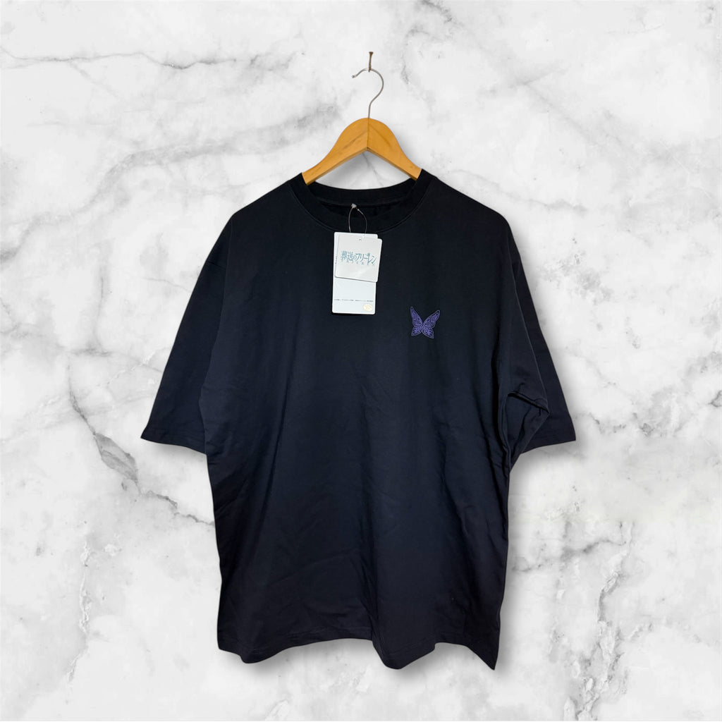 Frieren: Beyond Journey's End Print Short-Sleeve T-Shirt (Workman Exclusive) Navy (Fern)