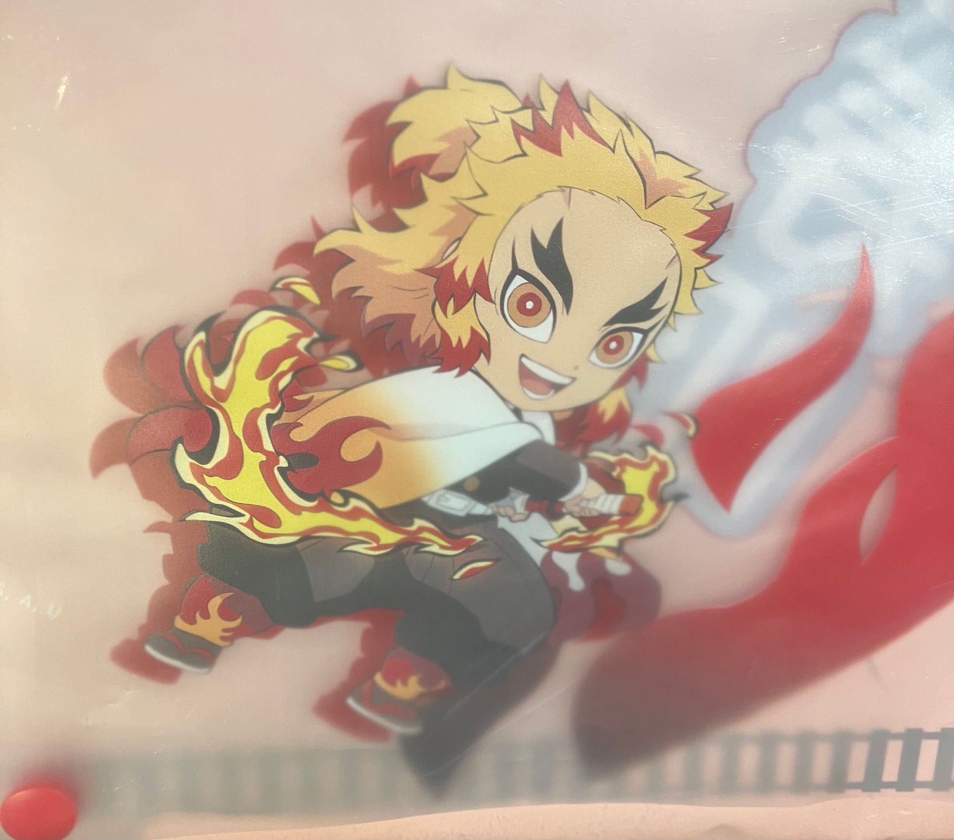 Demon Slayer Rengoku Anjuro Cheering fan and cover set!