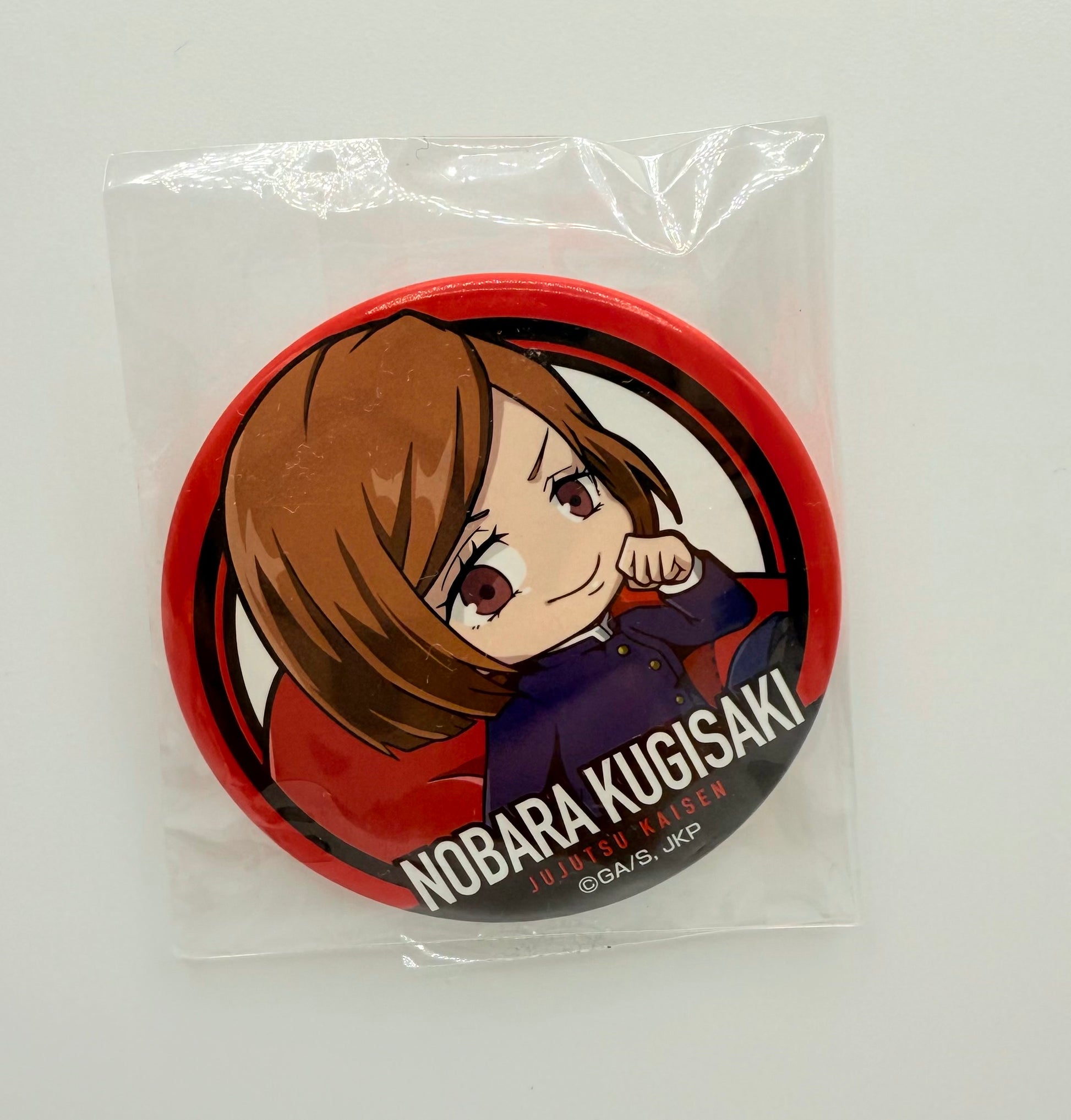 Jujutsu Kaisen Nobara Kugisaki Can Badge (Used, in good condition)