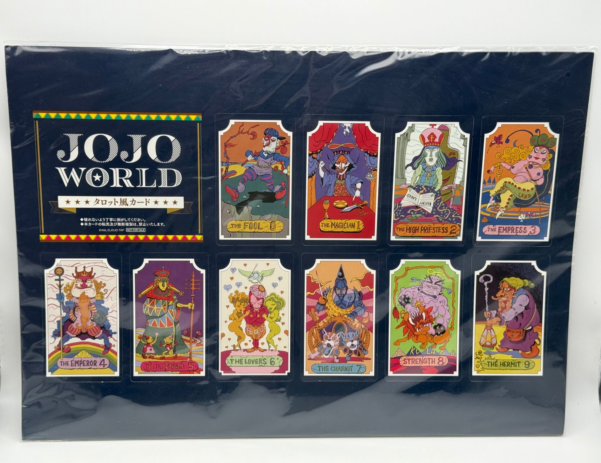 JoJo's Bizarre Adventure: Part 3 - Stardust Crusaders Joestar's World Tour Tarot-style cards