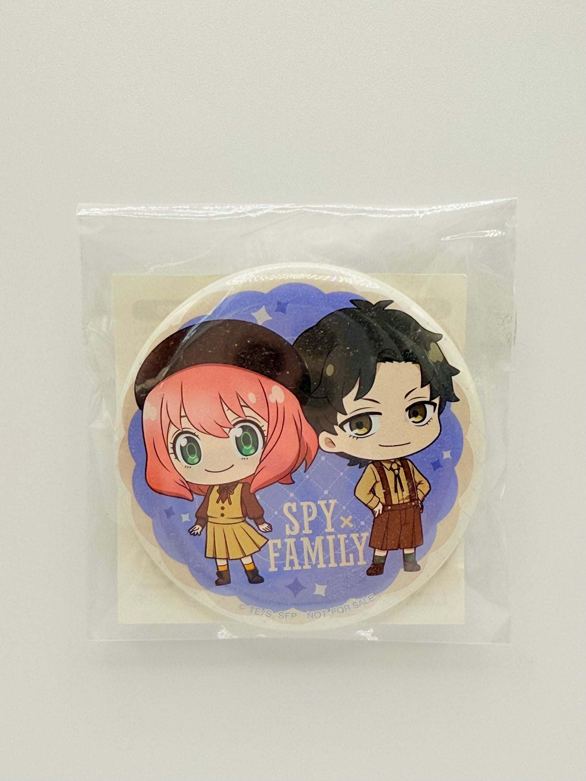 Anime "SPY×FAMILY" can badge（Used item very good condition）