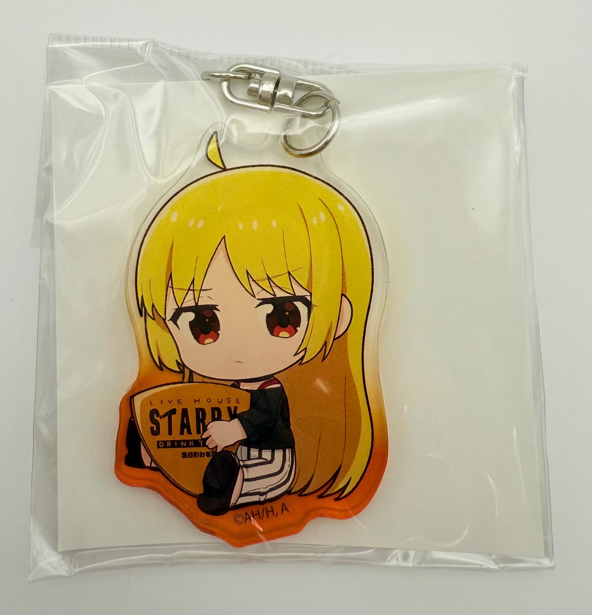 Bocchi the Rock!: Gyugyutto Acrylic Keychain /Seika Ijichi Unused Unopened