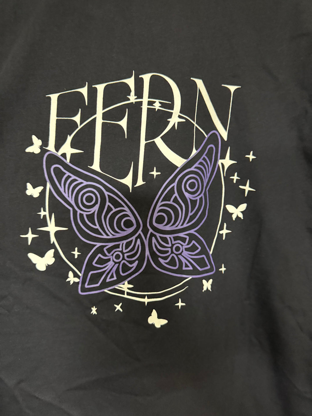 Frieren: Beyond Journey's End Print Short-Sleeve T-Shirt (Workman Exclusive) Navy (Fern)