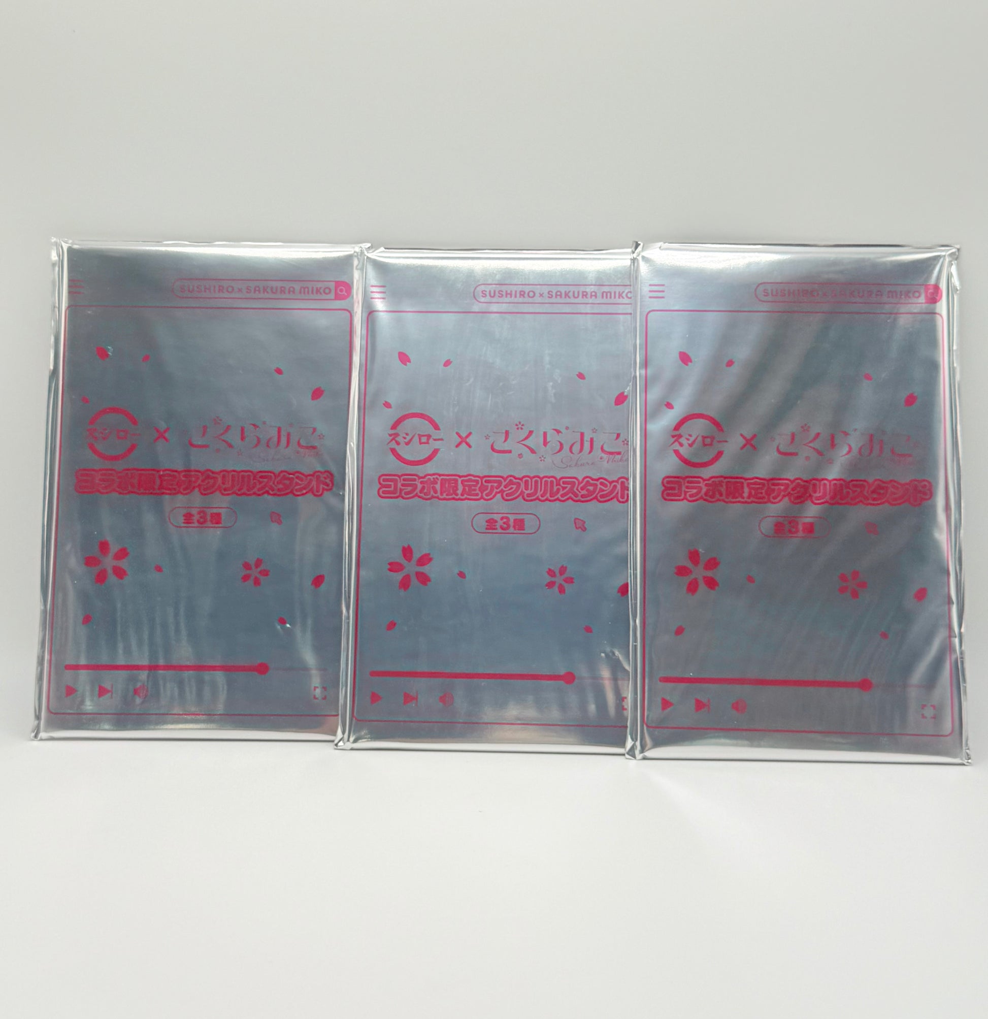 Hololive Sakura Miko Sushiro Collaboration Acrylic Stand 3 Types set Limited Edition (All Types)