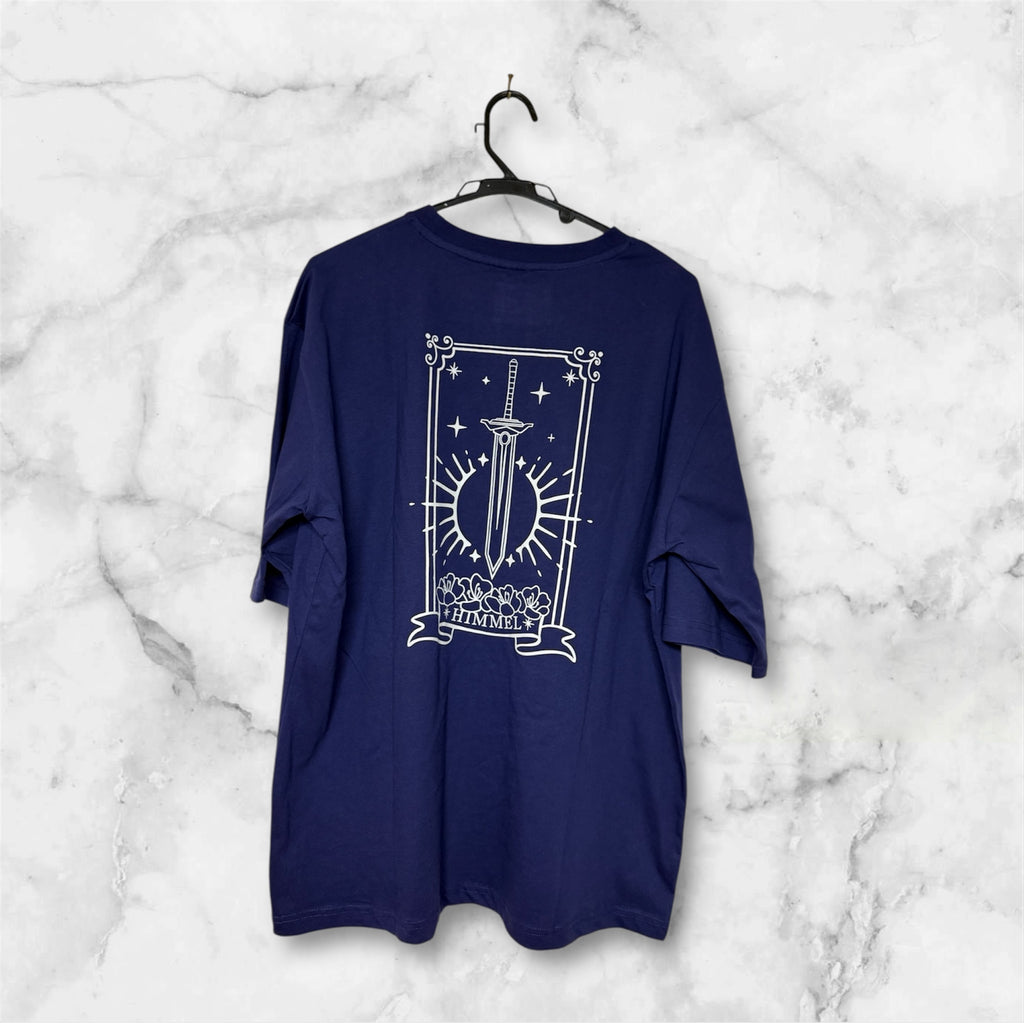 Frieren for Beyond Journey's End T-shirt, Dark Blue (Himmel)