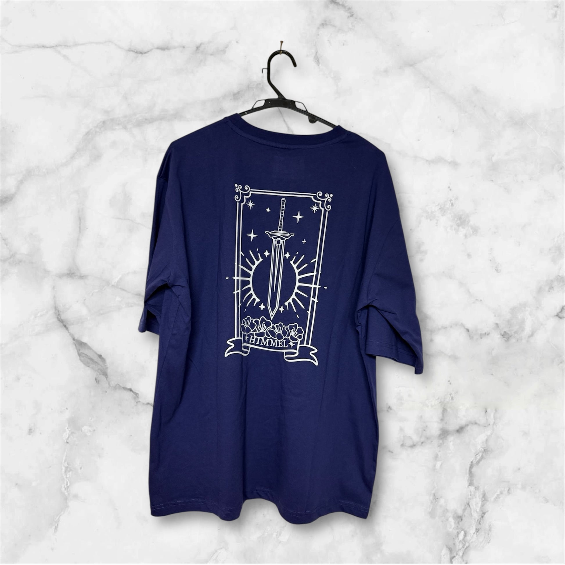 Frieren for Beyond Journey's End T-shirt, Dark Blue (Himmel)