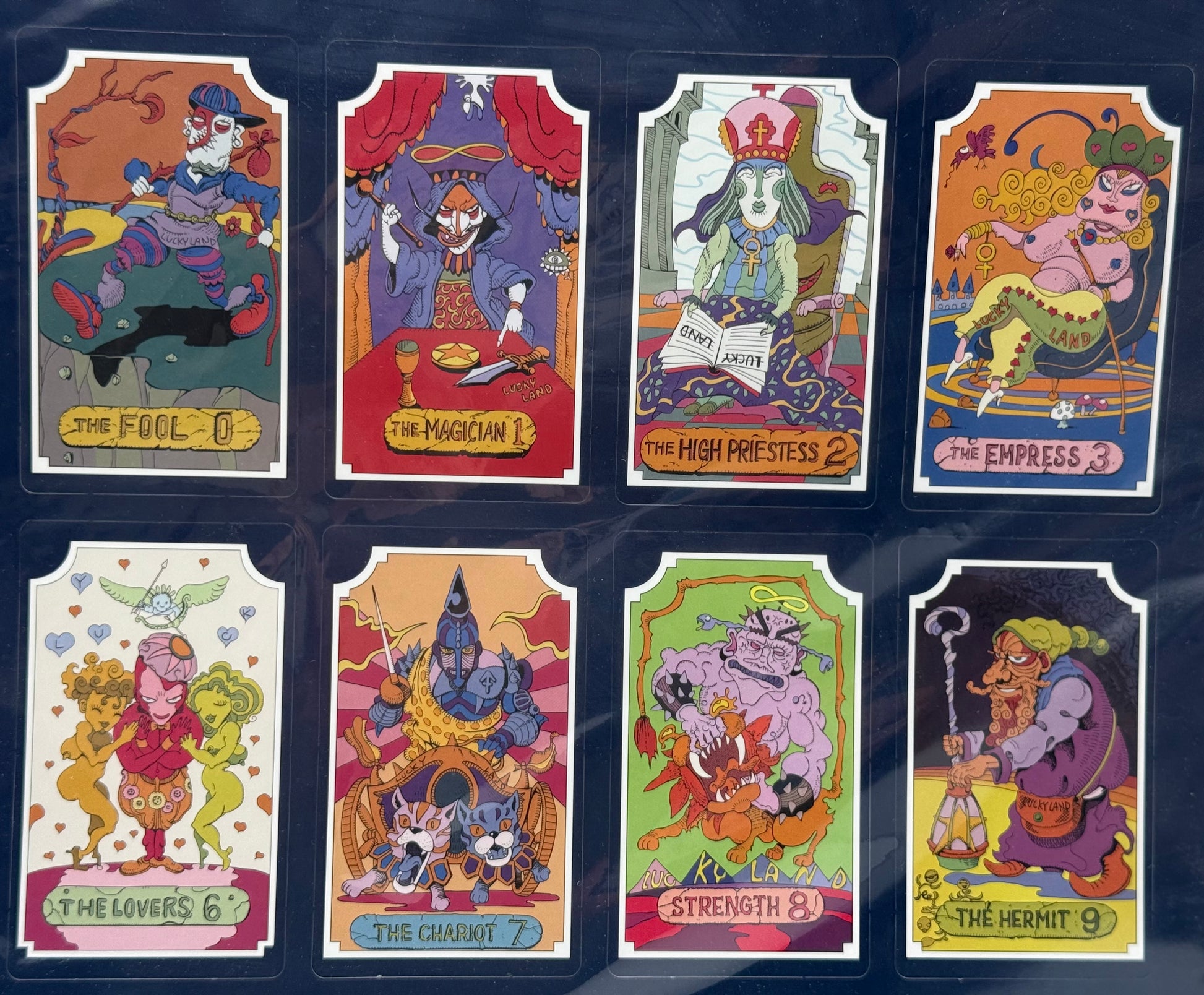 JoJo's Bizarre Adventure: Part 3 - Stardust Crusaders Joestar's World Tour Tarot-style cards