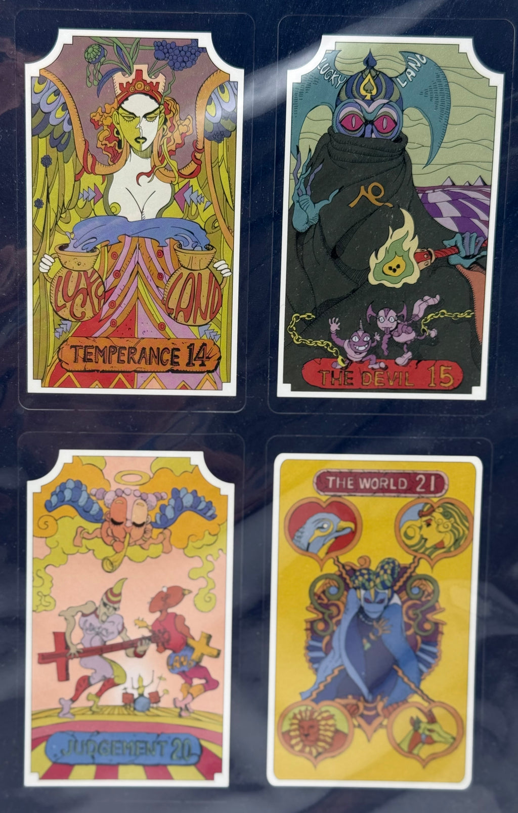 JoJo's Bizarre Adventure: Part 3 - Stardust Crusaders Joestar's World Tour Tarot-style cards