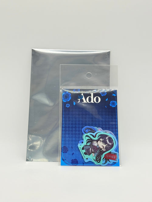 Ado round1 collaboration goods - new and unopened: 5 sticker sets (limited time/venue exclusive) and one randomly selected original postcard included as a bonus for purchasing at the event venue