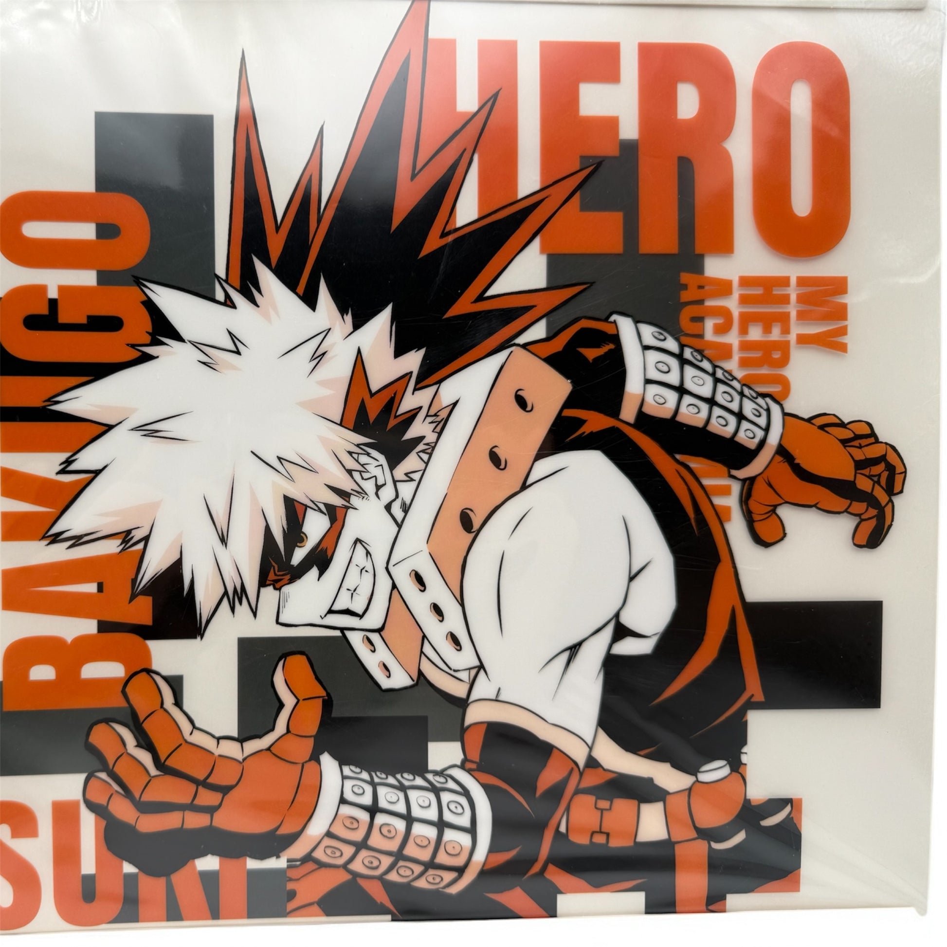 僕のヒーローアカデミア クリアポスター 爆豪勝己  バンダイ一番くじ