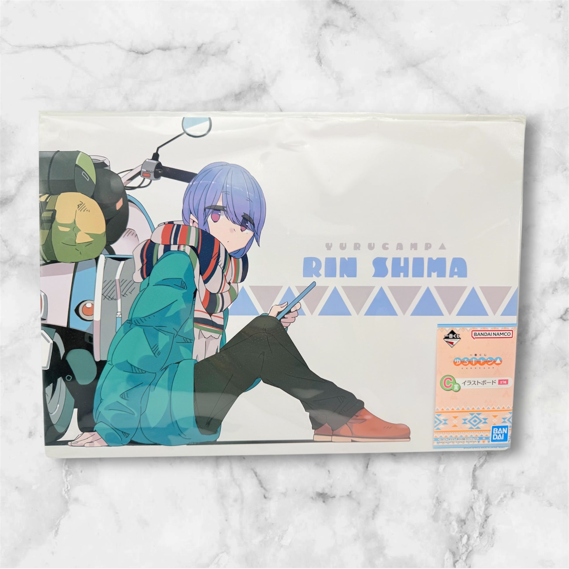 Laid-Back Camp (YURUCAMP)RIN SHIMA Illustration Board BANDAI Ichiban Kuji
